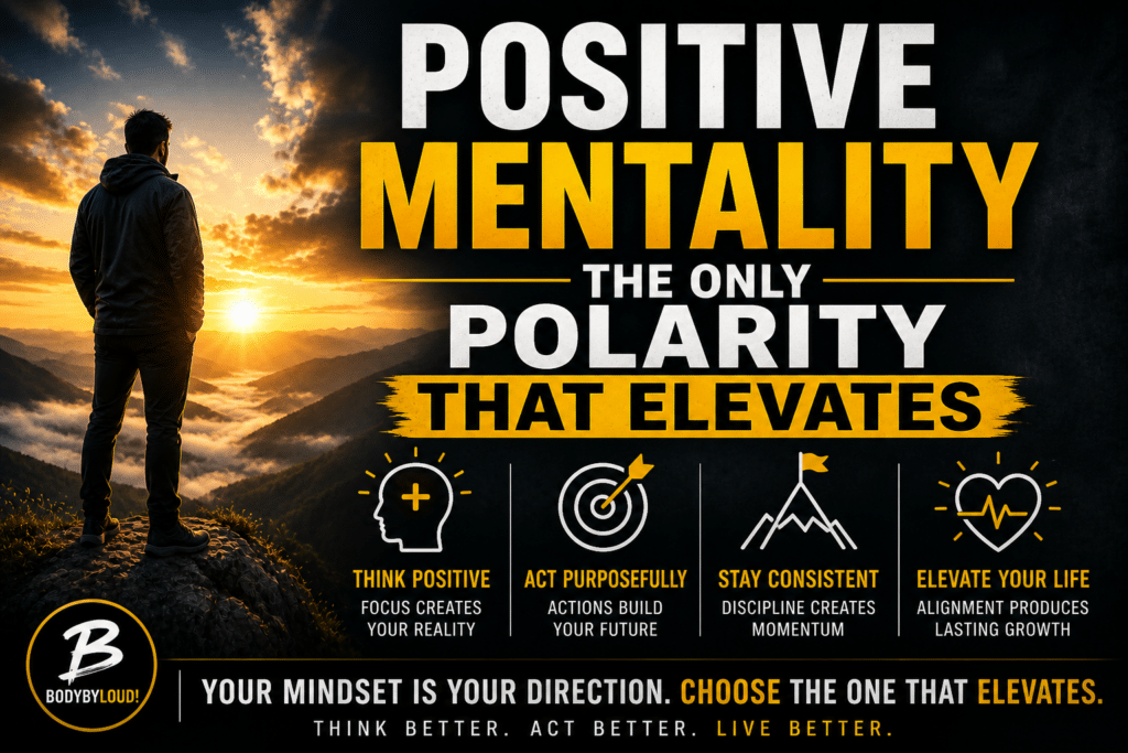 Positive Mentality -The only polarity that elevates